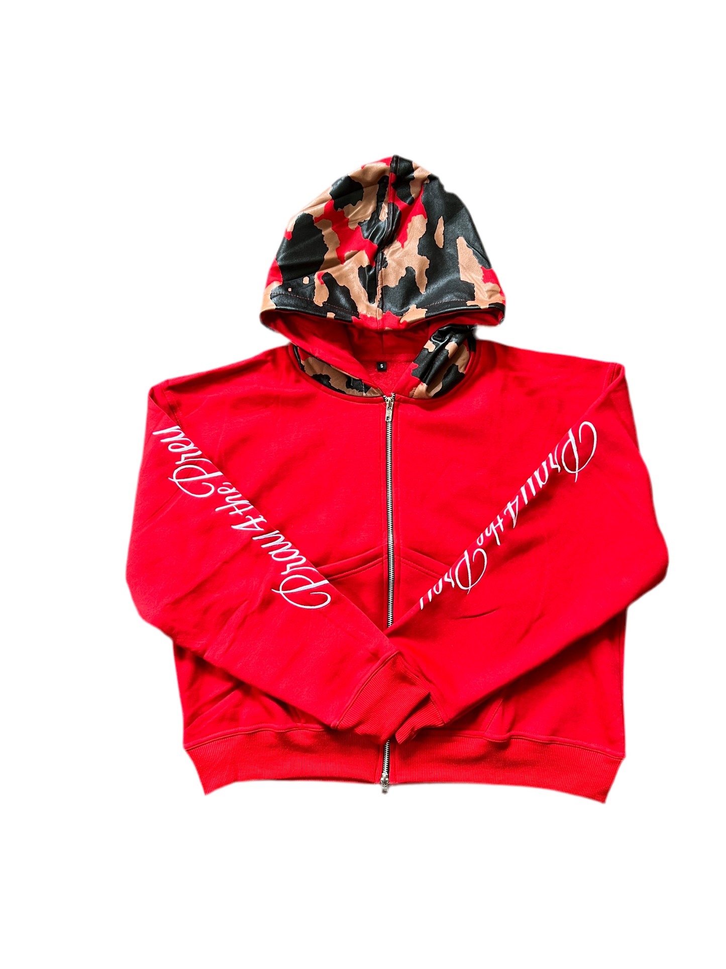 CAMO CONTRAST ZIP-UP