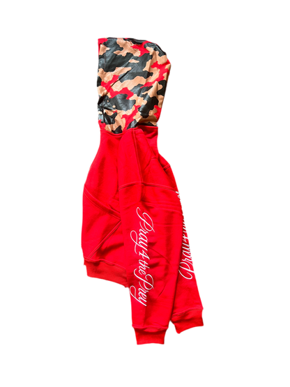 CAMO CONTRAST ZIP-UP