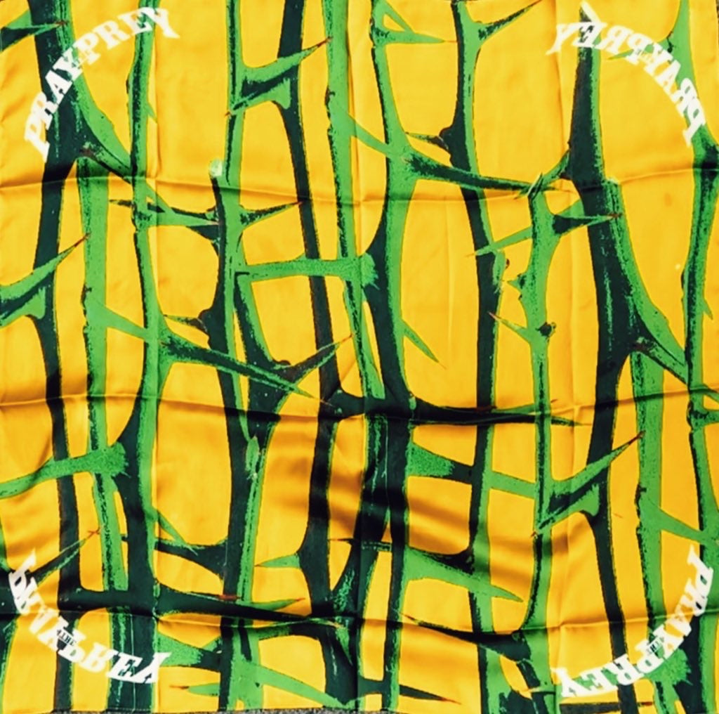 PRAY4THEPREY PATTERNED SCARF