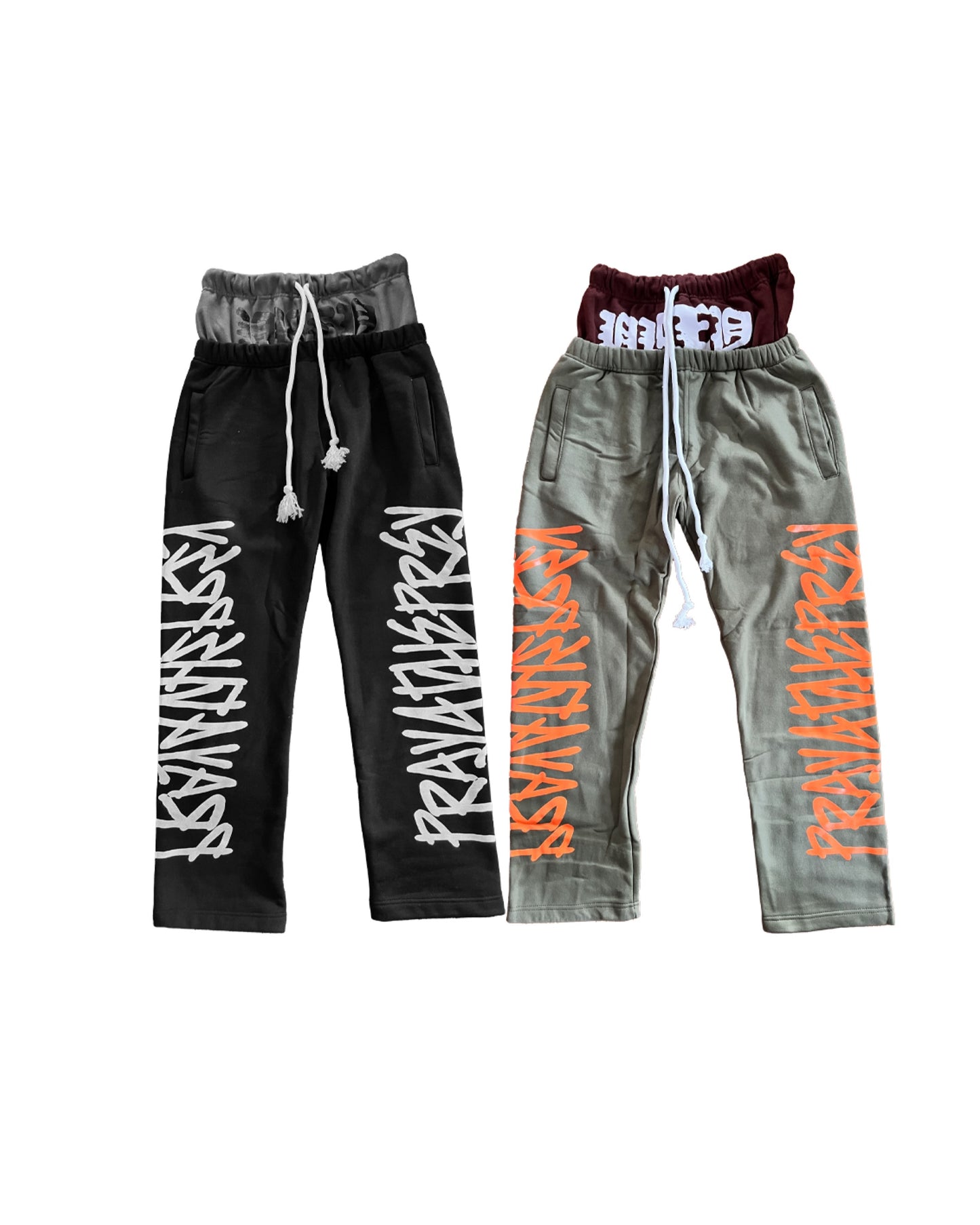 DOUBLE WAISTED SWEATS