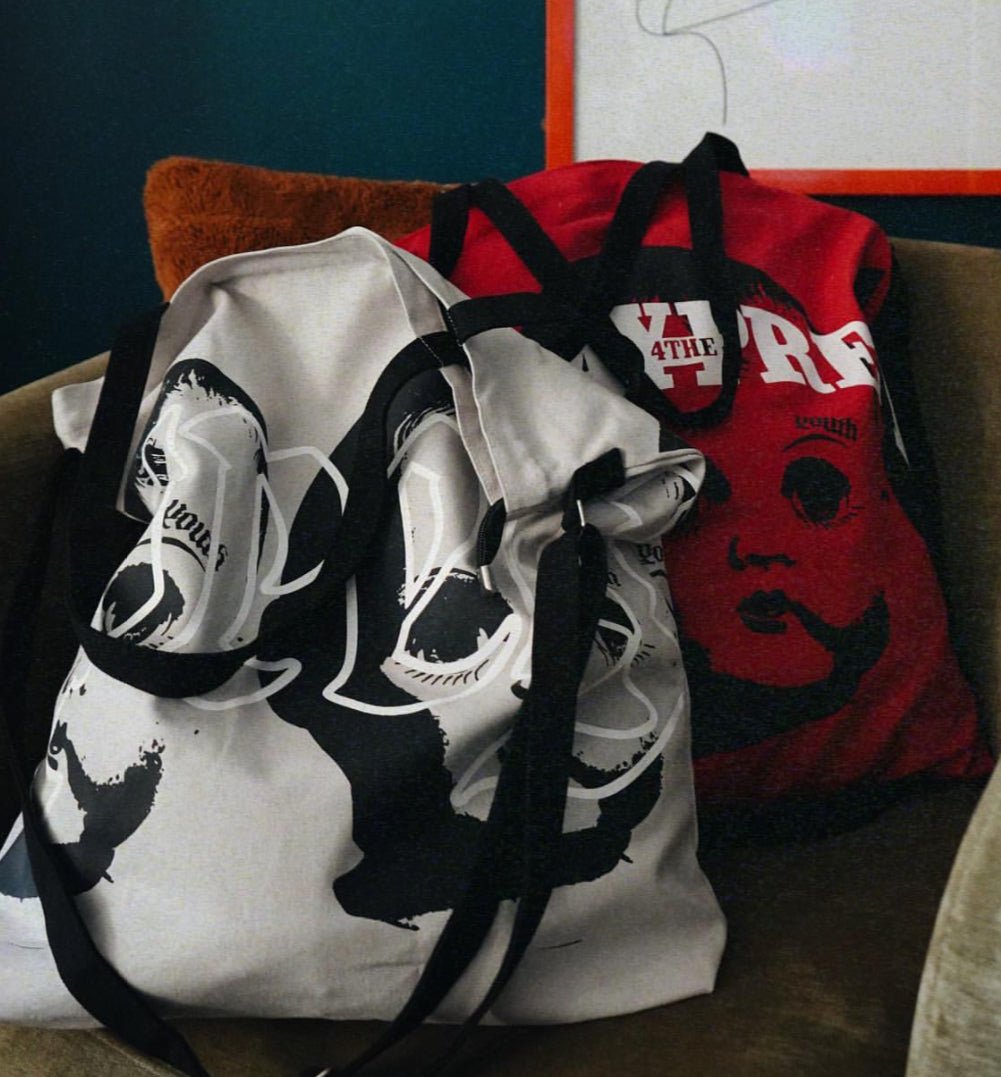DOLLFACE OVERSIZED TOTES (GREY)