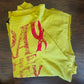 FRENCH TERRY CUT-OFFS (GOLD)